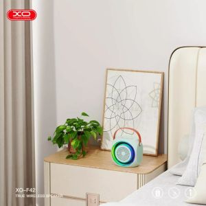 Портативная колонка XO F42 з мікрофоном blue - 919535 Портативная колонка XO F42 з мікрофоном blue - 919535
