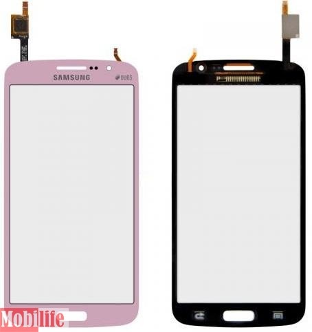 Сенсорное стекло (тачскрин) для Samsung G7102 Galaxy Grand 2 Duos, G7105, G7106 розовый original
