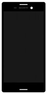 Дисплей Sony Xperia M4 Aqua Dual E2303, E2306, E2353 с сенсором и рамкой черный original - 553318