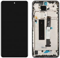 Дисплей для Xiaomi Mi10T Lite с сенсором и рамкой Серый (Pearl Gray) Оригинал