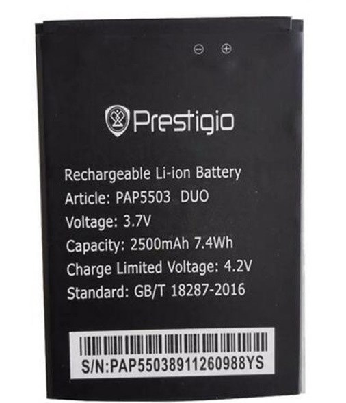 Аккумулятор для Prestigio MultiPhone 5503 DUO, PAP5503 (2500 mAh) - 546838