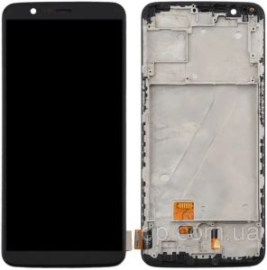 Дисплей для OnePlus 5T A5010 с сенсором и рамкой, черный (TFT) - 910492