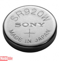Батарейка часовая Sony 371, V371, SR920SW, SR69, 620, 605