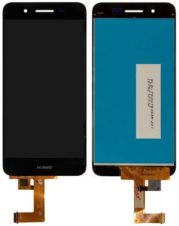 Дисплей Huawei Enjoy 5s, GR3 (TAG-L21, TAG-L01, TAG-L03) з сенсором чорний - 551217
