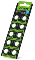 Батарейка Videx AG8 (LR1120, G8, LR55, 191, GP91A, 391, LR1120) 10шт Цена упаковки
