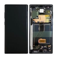 Дисплей для Samsung N970 Galaxy Note 10 с сенсором и рамкой, black (OLED)