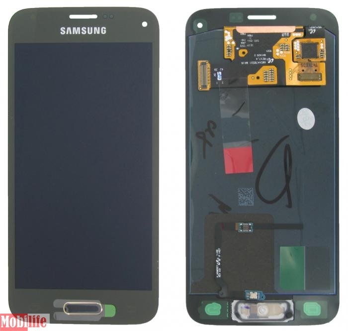 Дисплей для Samsung G800F, G800H Galaxy S5 mini з сенсором Gold original - 543902