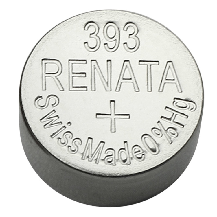 Батарейка часовая Renata 393, V393 SR754W, SR48, 255 - 540025