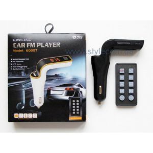 FM Модулятор Bluetooth 600BT + АЗУ 1USB black - 922528