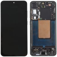 Дисплей Samsung SM-S926 Galaxy S24 Plus 5G (2024) с сенсором и рамкой, black (OLED)