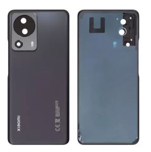 Задняя крышка Xiaomi 13 Lite, с стеклом камеры, black - 929855 Задняя крышка Xiaomi 13 Lite, с стеклом камеры, black - 929855