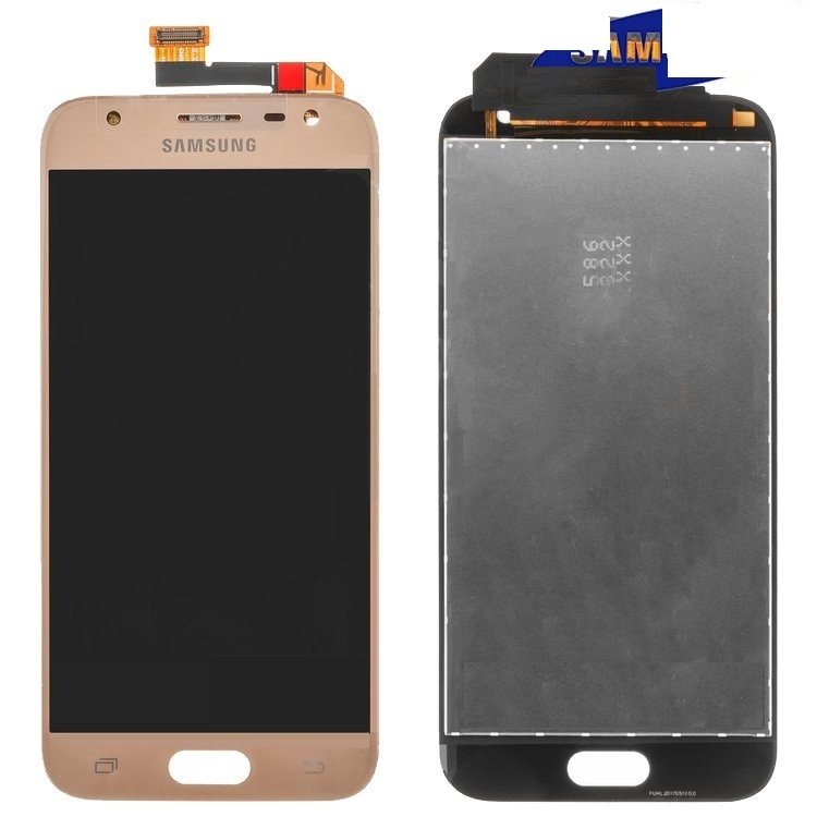 Дисплей для Samsung J330 Galaxy J3, J330H 2017 с сенсором розовый - 554017