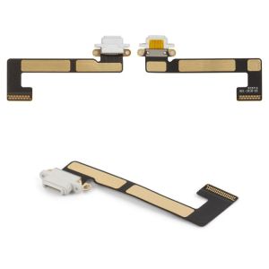 Шлейф Apple iPad Mini 2 Retina, iPad Mini 3 Retina коннектора зарядки, с компонентами Белый - 564460