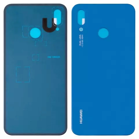 Задня кришка Huawei P20 Lite, Nova 3e (2017) ANE-L21, ANE-LX1 синій - 555712