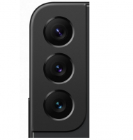 Стекло камеры для Samsung S901 Galaxy S22 5G, черное, с рамкой