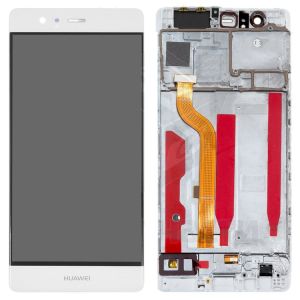 Дисплей для Huawei P9 Lite (VNS-L21, VNS-L31) с сенсором и рамкой белый - 557006