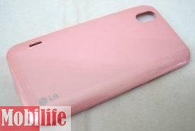Задняя крышка для LG P970 Optimus розовый - 537971