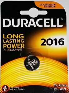 Батарейка Duracell CR2016 bat 3B Lithium 1шт - 500548