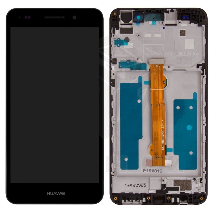 Дисплей Huawei Y6 2 (CAM-L21) з сенсором і рамкою Чорний original - 551921