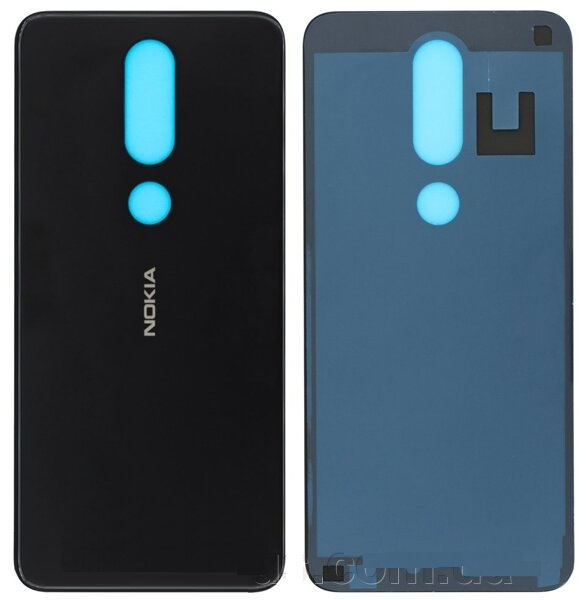 Задня кришка Nokia 6.1 Plus, TA-1116 Чорний - 563670