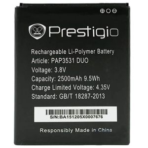 Аккумулятор Prestigio MultiPhone 3531 (PAP3531DUO) 1500mAh - 555813