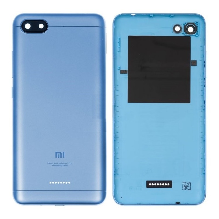 Задняя крышка Xiaomi Redmi 6A голубая - 557508