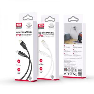 Дата-кабель USB XO NB-Q236B 60W Type-C to Type-C плетений black - 914581 Дата-кабель USB XO NB-Q236B 60W Type-C to Type-C плетений black - 914581