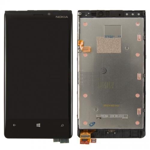 Дисплей для Nokia Lumia 920 с сенсором и рамкой (Оригинал) - 541909