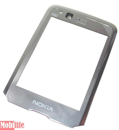 Стекло дисплея для ремонта Nokia N82 Silver - 532990