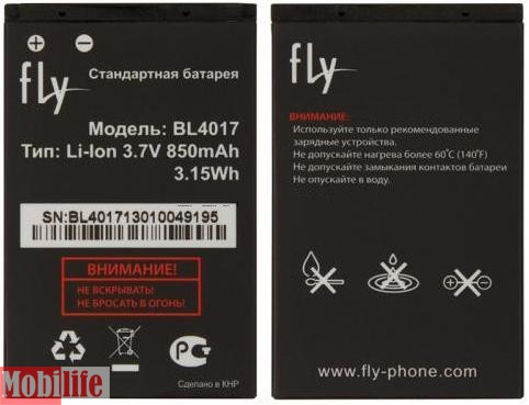 Аккумулятор для Fly BL4017 DS125 - 535276
