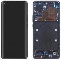 Дисплей для Xiaomi Mi11 Ultra с сенсором и рамкой Черный Оригинал