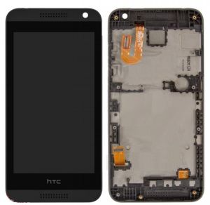 Дисплей HTC Desire 610 с сенсором и рамкой черный - 547145