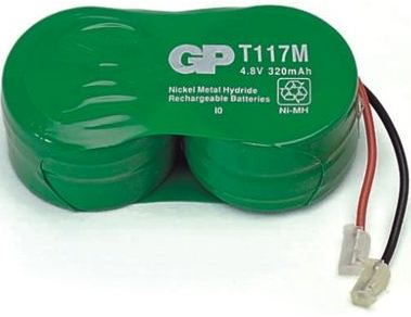 Акумулятор GP T117M 4,8v 320mAh - 560688