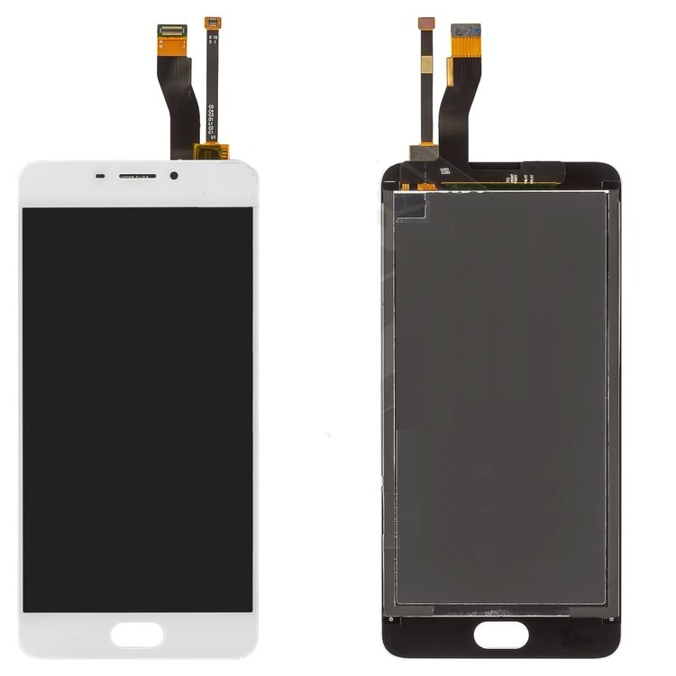 Дисплей для Meizu M5 Note (M621H, M621Q, M621C, M621M) с сенсором Белый - 552923