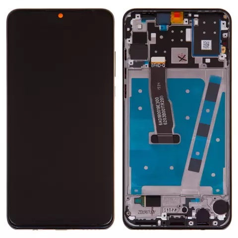 Дисплей для Huawei P30 Lite New Edition с сенсором и рамкой, черный - 565160