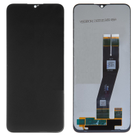 Дисплей Samsung A025G, M025 Galaxy A02s, M02s 2021 с сенсором Черный Оригинал GH81-18456A (черный шлейф 163x72,5mm)