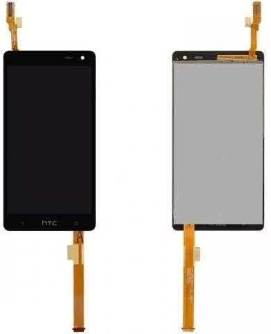 Дисплей для HTC Desire 600, Desire 606w с сенсором черный - 536979