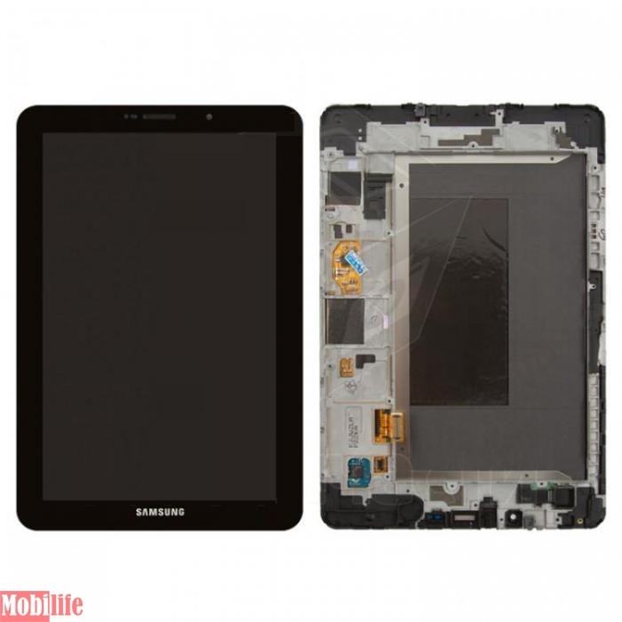 Дисплей (экран) для Samsung P6800 Galaxy Tab, с сенсорным экраном черный - 537677