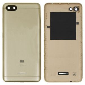 Задняя крышка Xiaomi Redmi 6A золотистая - 557608