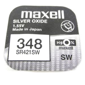 Батарейка часовая Maxell 348, SR421SW - 540029