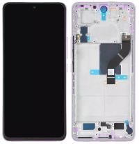 Дисплей Xiaomi 12 Lite 5G (2022) с сенсором и рамкой, Purple, оригинал