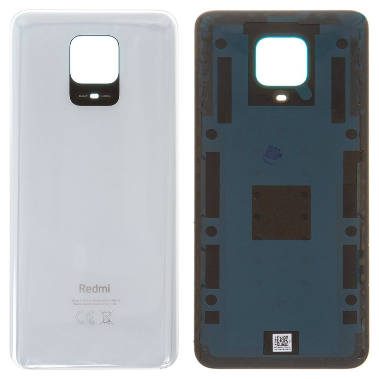 Задняя крышка Xiaomi Redmi Note 9S, Redmi Note 9 Pro белый (64Mp) - 564367
