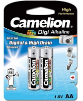 Батарейка Camelion AA LR06 2шт Digi Alkaline Цена упаковки.