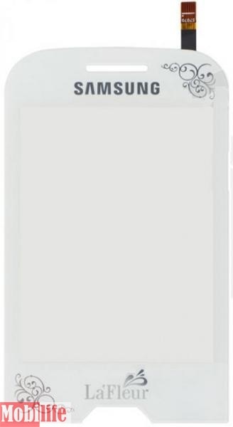 Сенсорное стекло (тачскрин) для Samsung S7070 Белый la fleur