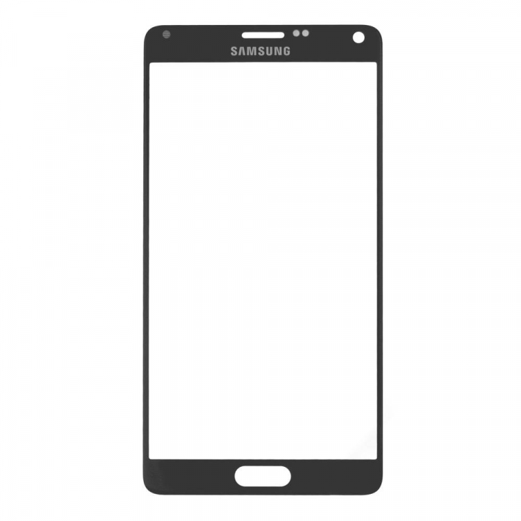 Стекло дисплея для ремонта Samsung N910H, N910F Galaxy Note 4 темно-серое - 545259