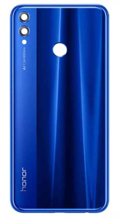 Задняя крышка Huawei Honor 8X с стеклом камеры, синий - 913784