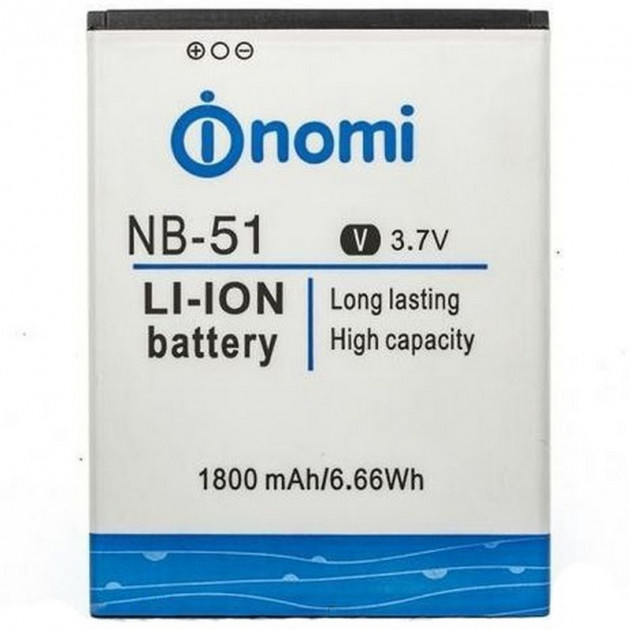Аккумулятор Nomi NB-51, i500 Sprint 1800mAh Оригинал - 549325