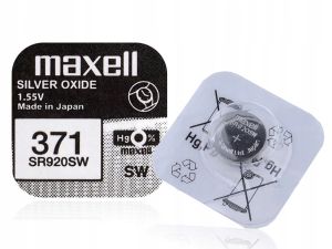 Батарейка часовая Maxell 371, V371, SR920SW, SR69, 605 - 540031 Батарейка часовая Maxell 371, V371, SR920SW, SR69, 605 - 540031