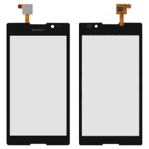 Тачскрін Sony C2304, C2305 S39h Xperia C чорний