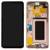Дисплей для Samsung G965F Galaxy S9+ (Plus) с сенсором и рамкой Золотистый Оригинал GH97-21691E
